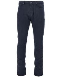 Emporio Armani - Logo-Plaque Slim-Fit Jeans - Lyst