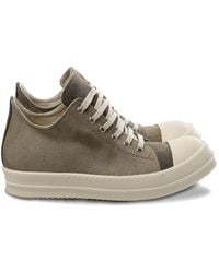 Rick Owens - Canvas Toe-Cap Sneakers - Lyst