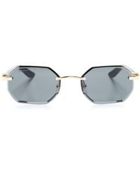 Cartier - Geometric Rimless Sunglasses - Lyst