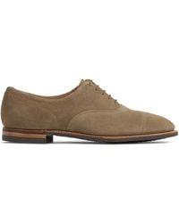 Crockett & Jones - Chaussures Oxford En Daim - Lyst