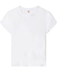RE/DONE - Hanes Doorzichtig T-shirt - Lyst