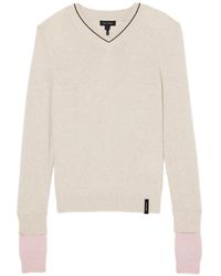Marc Jacobs - Jersey Con Cuello En V De Manga A Capas - Lyst