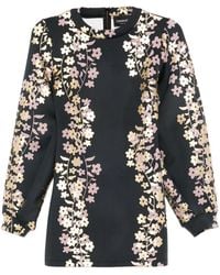 Cynthia Rowley - Floral-Print Mini Dress - Lyst