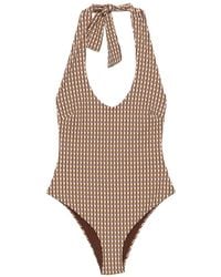 SIR. - Geometric-Print Swimsuit - Lyst