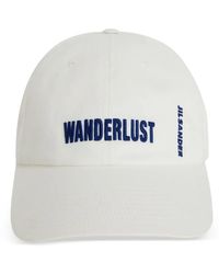 Jil Sander - Casquette À Logo Brodé - Lyst