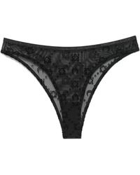 Marine Serre - Moonogram Mesh Briefs - Lyst