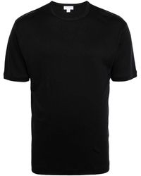Sunspel - T-shirt Met Ronde Hals - Lyst