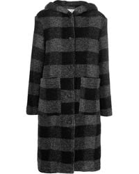 Woolrich - Checked Hooded Wool-Blend Coat - Lyst