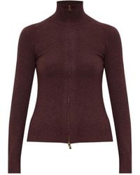 Isabel Marant - Cecile Vest Met Hoge Hals En Rits - Lyst