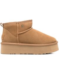 Keys - Bottes En Daim À Plateforme - Lyst
