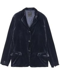 JNBY - Blazer De Terciopelo Con Dobladillo Retorcido - Lyst