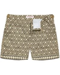 Orlebar Brown - Bulldog Passetto Geometric-Print Swim Shorts - Lyst
