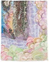 Faliero Sarti - X Paolo Fiumi Fiorentina Printed Scarf - Lyst