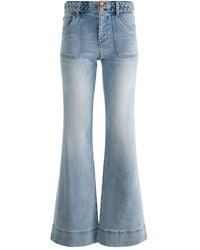 Alice + Olivia - Vaqueros Juno Trenzados - Lyst