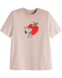 Chinti & Parker - Snoopy Apple Graphic T-Shirt - Lyst