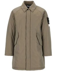 Stone Island - 7100002 Micro Twill Padded Coat - Lyst