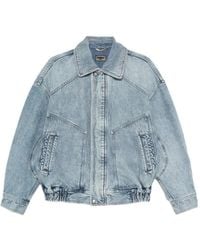 Saint Laurent - Organic Cotton Denim Jacket - Lyst