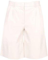 MSGM - Short À Design Plissé - Lyst