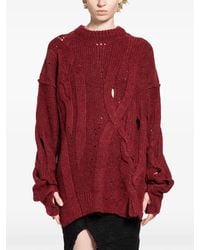 Halo - Cable Knit Sweater - Lyst
