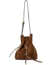 Gianni Chiarini - Sienna Drawstring Suede Bucket Bag - Lyst
