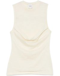 Nanushka - Cowl-Neck Sleeveless Top - Lyst