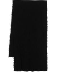 Faliero Sarti - Ribbed-Knit Frayed Scarf - Lyst