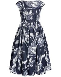 Erdem - Floral-print Sleeveless Midi Dress - Lyst