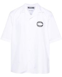 Moschino - Camicia con logo - Lyst