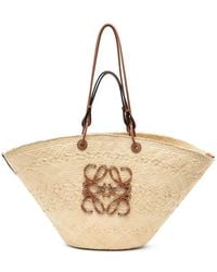 Loewe - Anagram Rafia Large Tote - Lyst