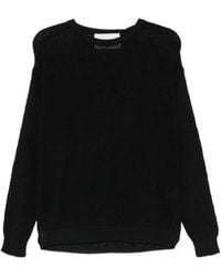 Amaranto - Open-Knit Sweater - Lyst