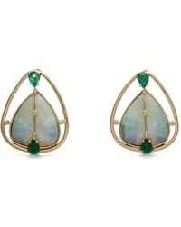 DENISE CASSOU - Opal And Emerald Earrings - Lyst