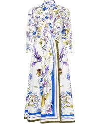 Sara Roka - Elena T85 Kleid mit Blumen-Print - Lyst