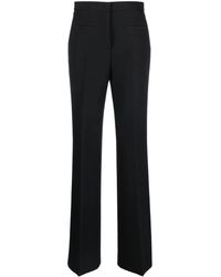 MSGM - Mid-Rise Tailored Trousers - Lyst