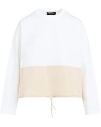 Fabiana Filippi - Drawstring-Hem Cotton Jumper - Lyst