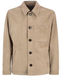 PT Torino - Suede Shirt Jacket - Lyst