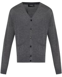 DSquared² - Cardigan À Logo Brodé - Lyst