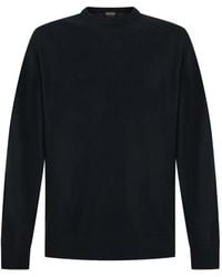ZEGNA - Crew-Neck Long-Sleeve Sweater - Lyst