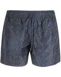 Etro - Badeshorts Mit Paisley-Print - Lyst
