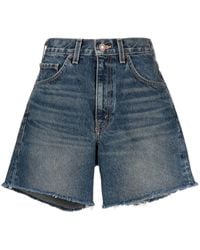 Nili Lotan - Jeans-Shorts mit hohem Bund - Lyst
