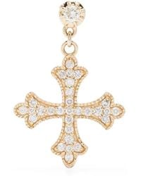 Jacquie Aiche - 14Kt Sophia Diamond Earring - Lyst