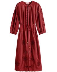 Chinti & Parker - Broderie Midi Dress - Lyst