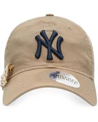 ANOTHER CHANCE - Crystal-Embellished Logo-Embroidered Cap - Lyst