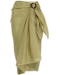 Eres - Cabine Wikkelrok Met Ringdetail - Lyst