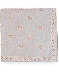 Eleventy - Einstecktuch Aus Seide Mit Blumenmuster - Lyst