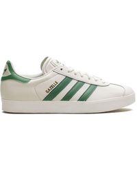 adidas - Gazelle "off White/green" Sneakers - Lyst