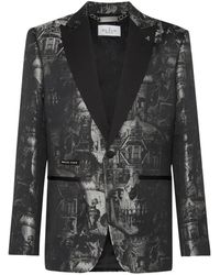 Philipp Plein - Lord Fit Skull Blazer - Lyst