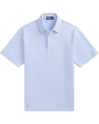 Polo Ralph Lauren - Textured Piqué Polo Shirt - Lyst