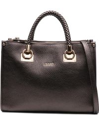 Liu Jo - Manh Ecs Shopper Met Gevlochten Handgreep - Lyst