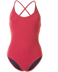 Duskii - Margot Ribbed Swimsuit - Lyst