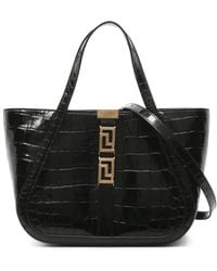 Versace - Large Greca Goddess Tote Bag - Lyst
